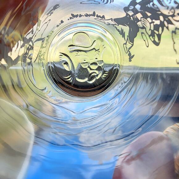 1953 Welch's Grape Juice 4 1/4" Glass Howdy Doody "It hits the spot" Vintage - Picture 9 of 11